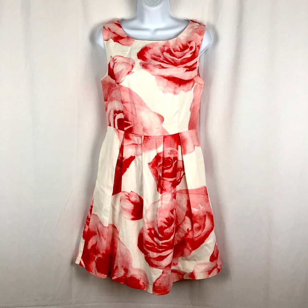 Pink Martini Cotton sleeveless dress pockets S